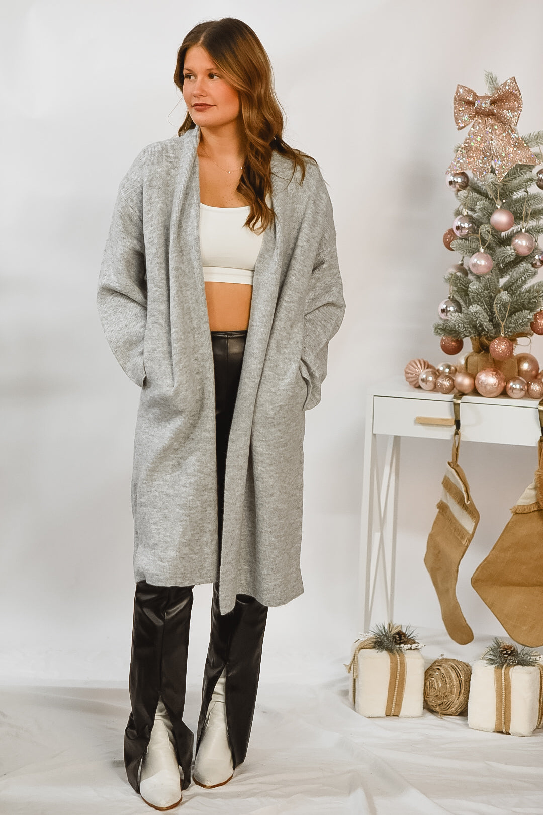 Cloud Nine Cozy Cardigan (Grey)