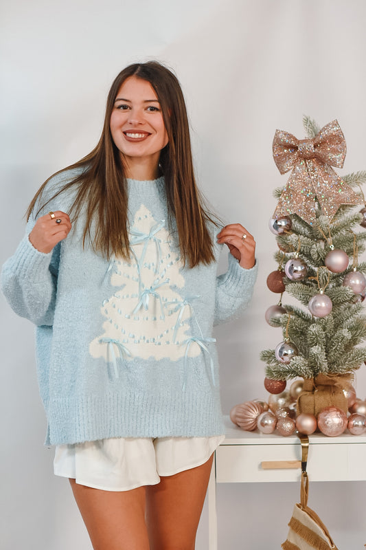 Frosted Wonderland Tree Sweater